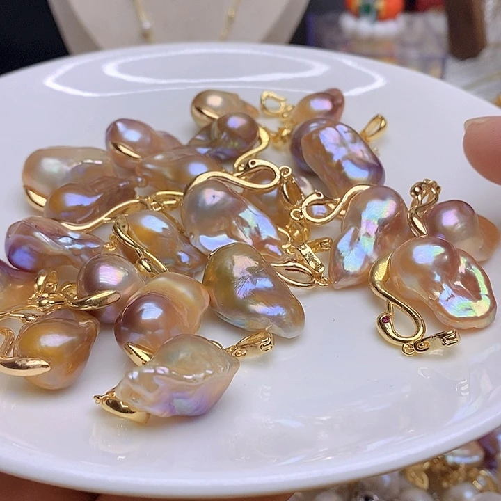 淡水珍珠银S925镶嵌颈饰181