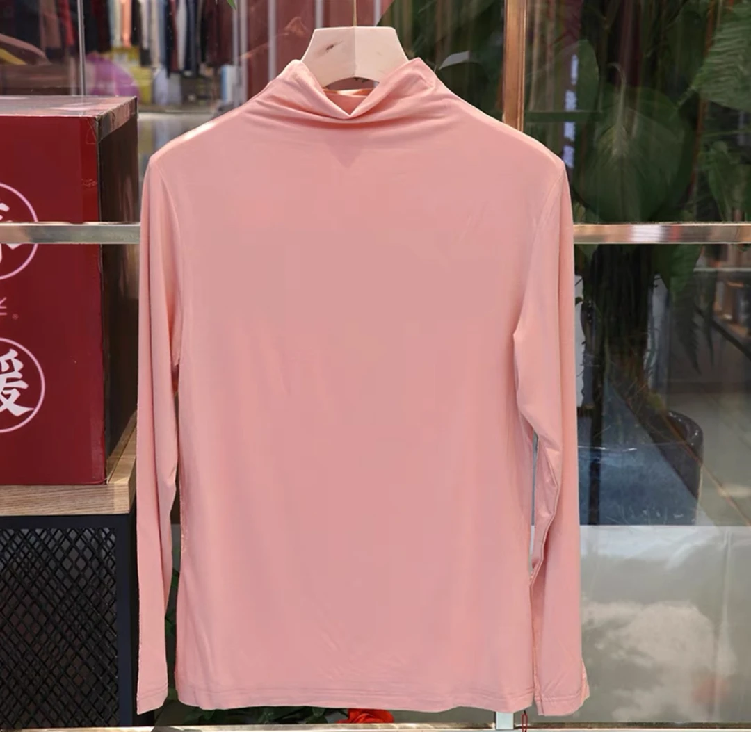 灵灵家8910冬季新款半高领休闲百搭长袖打底