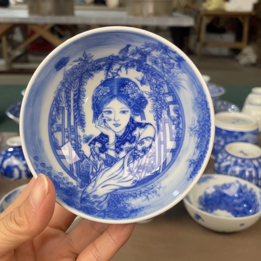铂***巴景德镇陶瓷手工手绘