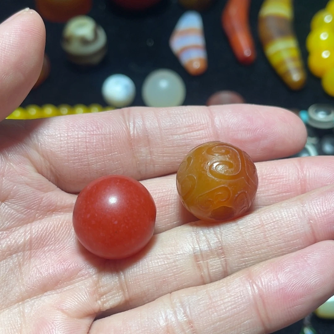 蒙***丽玛瑙/玉髓未镶嵌玛瑙单珠子