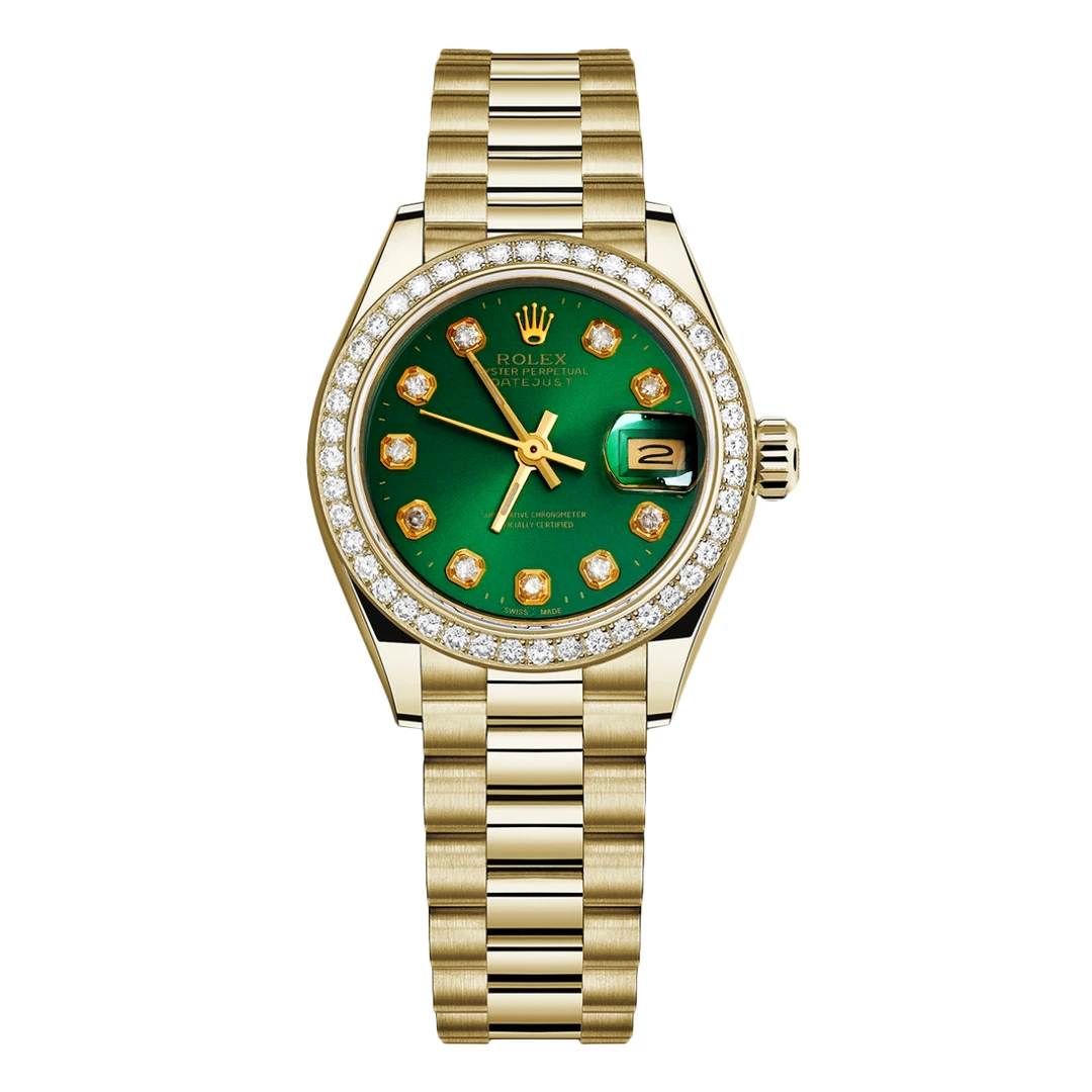 99新 Rolex/劳力士 69178绿盘腕表/后钻/WHP035973