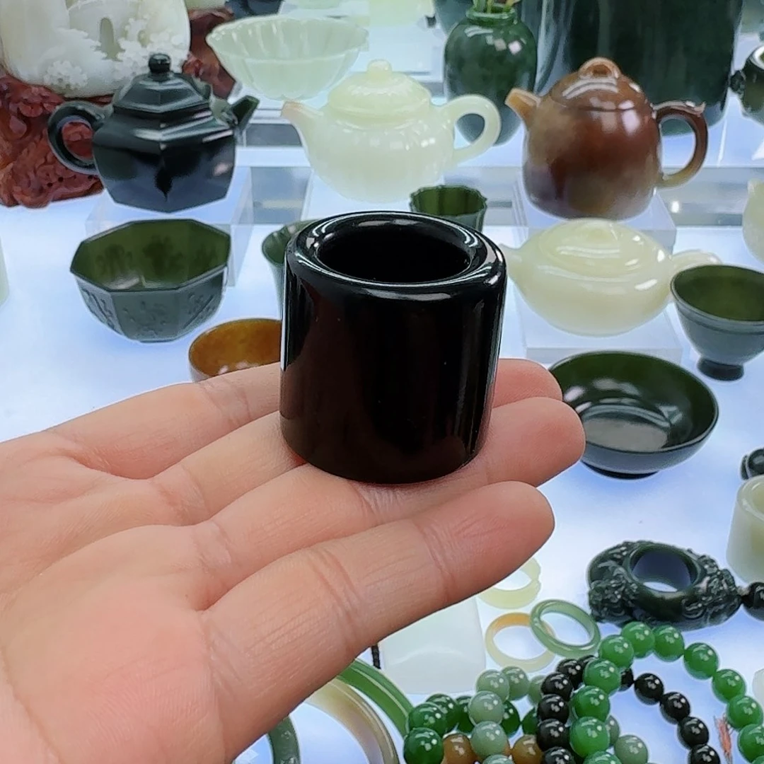 和田玉（青玉）挂件未镶嵌陶*主