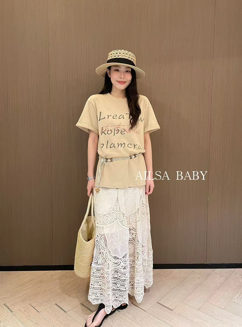 【AILSA BABY】欧货钩花蕾丝半身裙/33006A