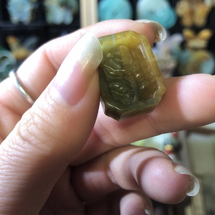 岫玉未镶嵌岫玉挂件