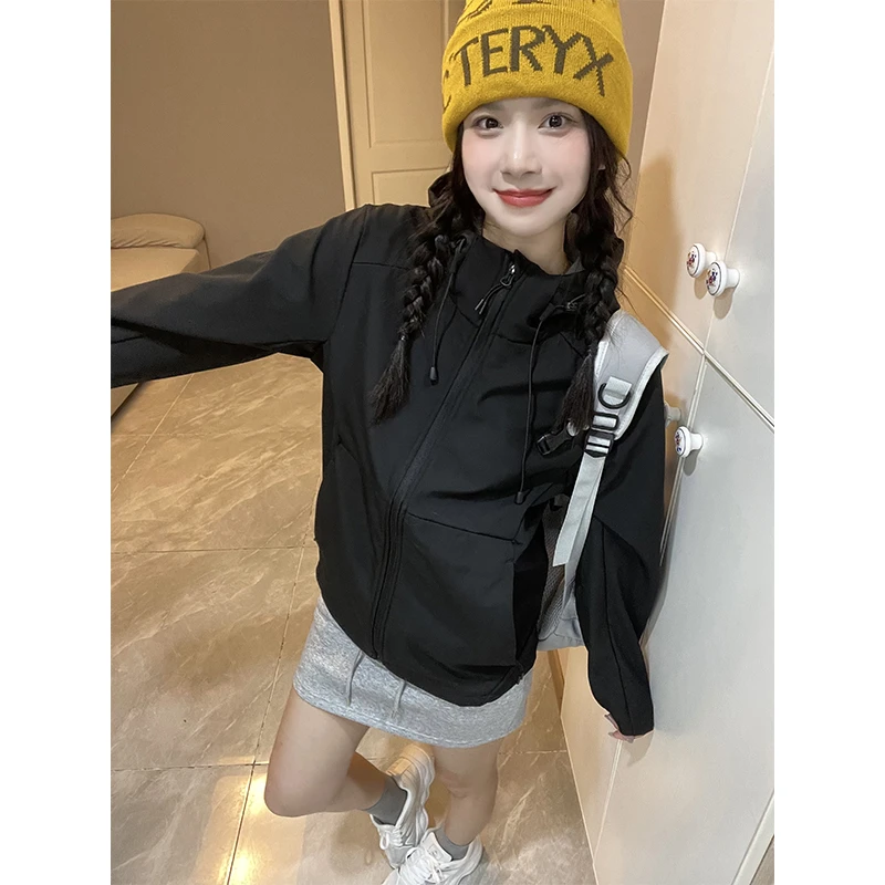 MountainPuise 山止户外早秋软壳情侣上衣三防7A抗菌男女薄绒外套