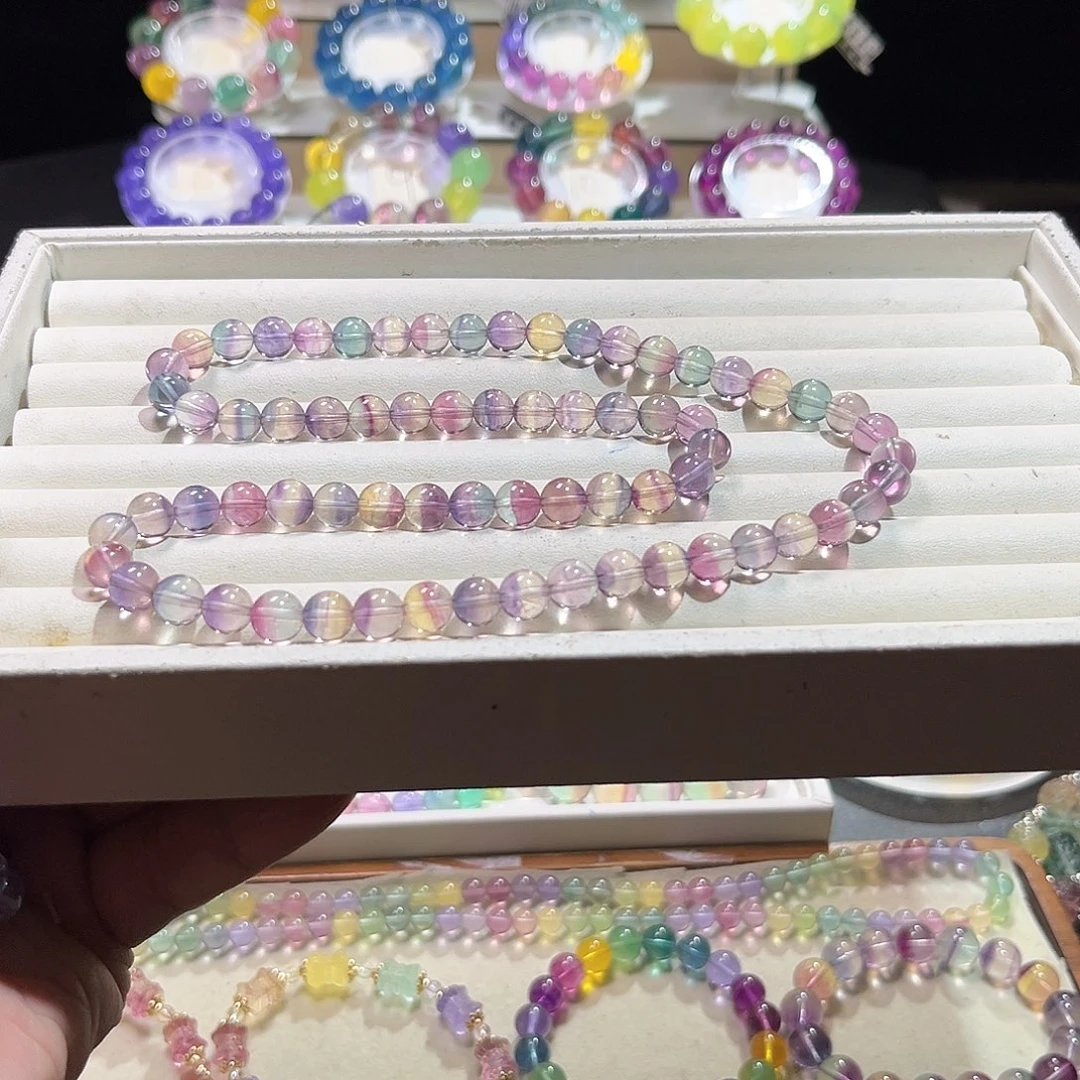 未镶嵌萤石手串168分两笔拍