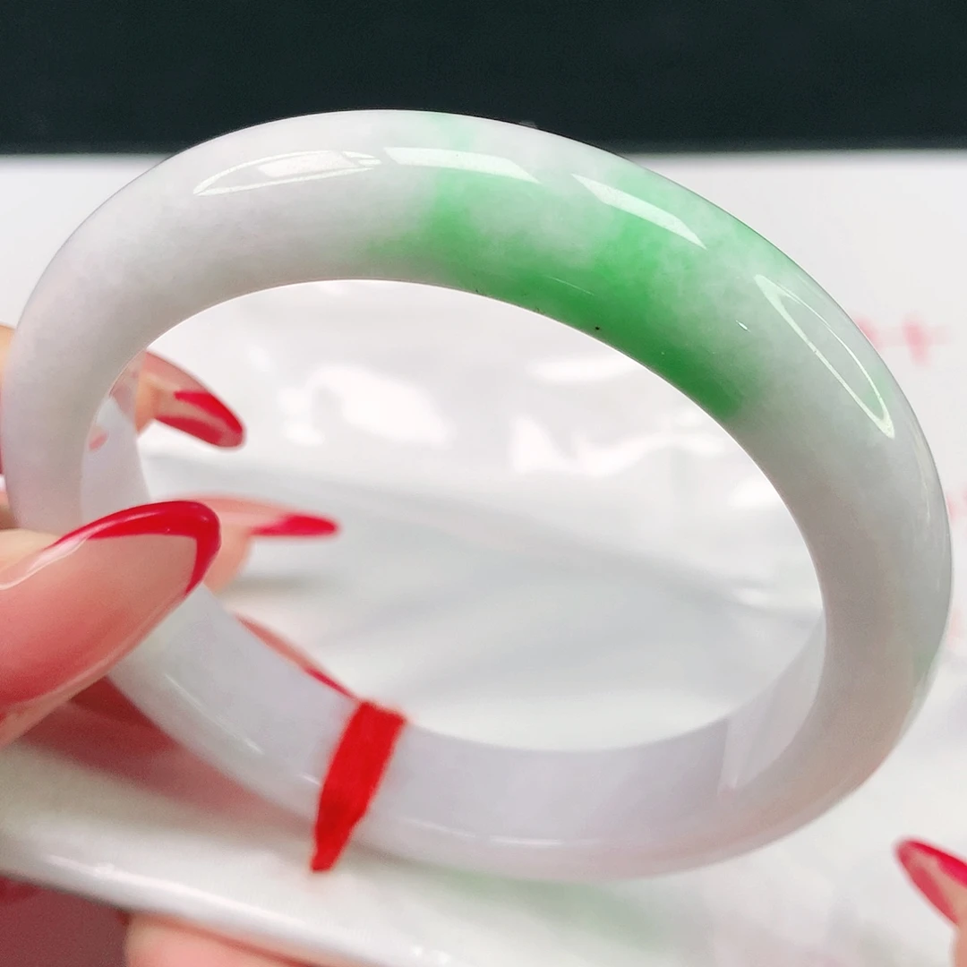 翡翠未镶嵌手镯天然翡翠1005