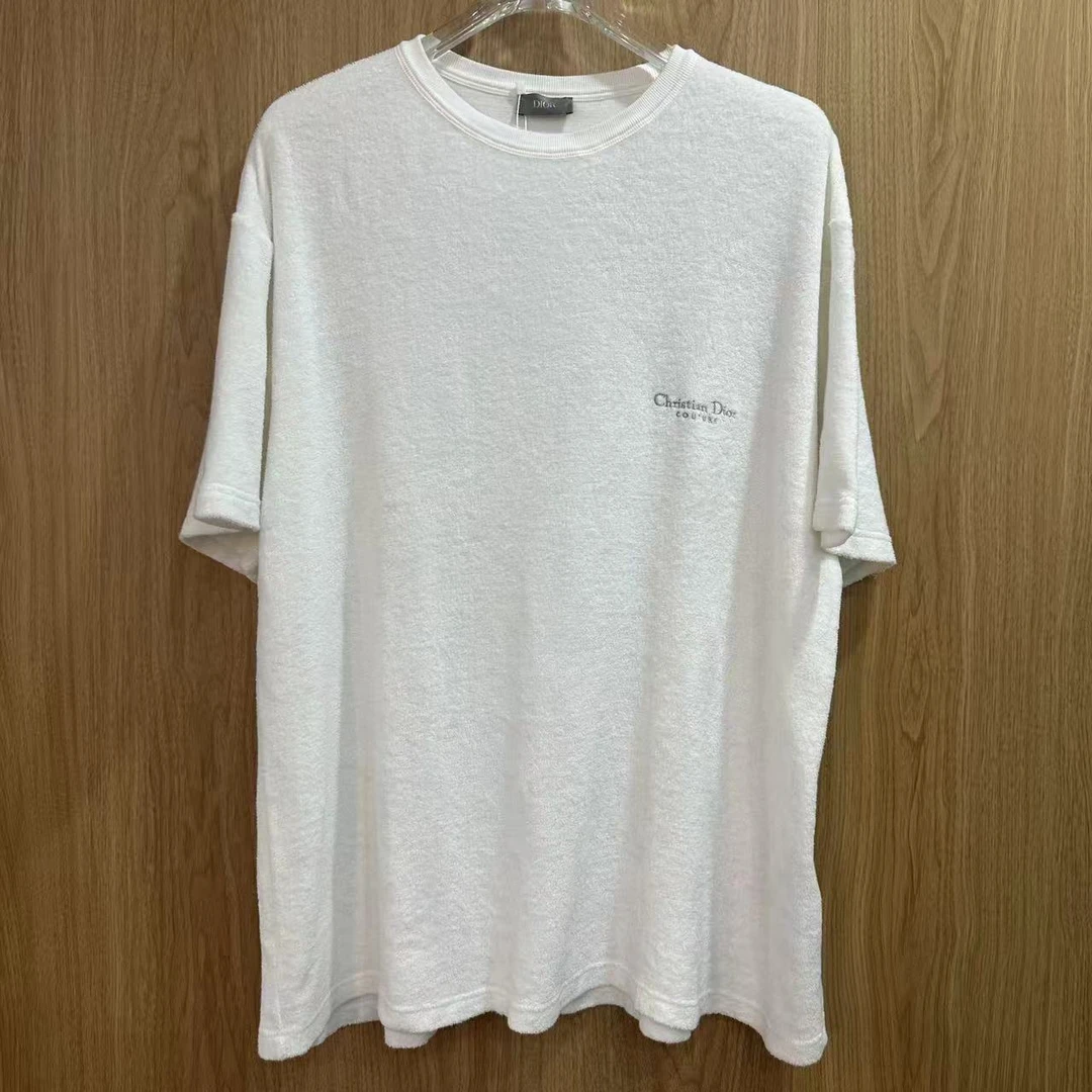 未使用 DIOR/迪奥 FW25棉质毛圈短袖XL码2591103