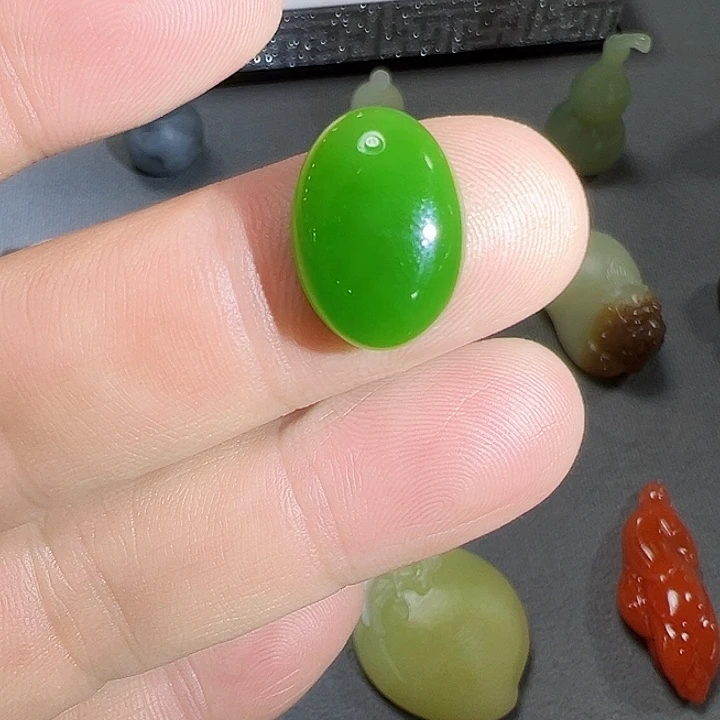 和田玉（碧玉）未镶嵌吊坠(不含链)