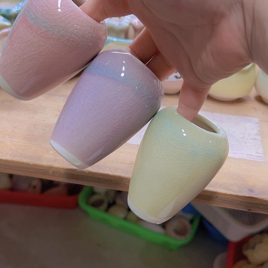 陶瓷花盆当场满12包邮