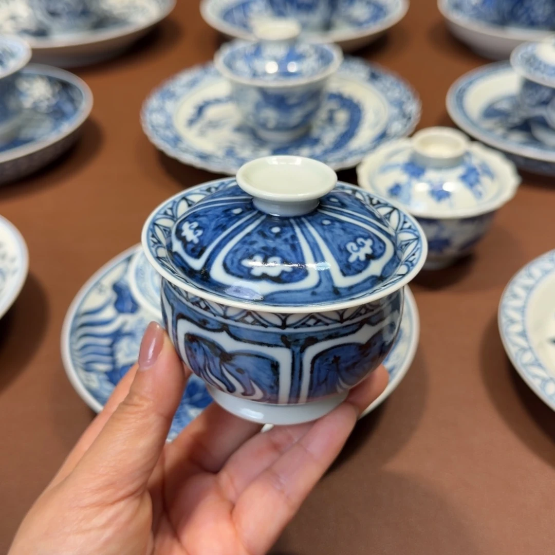 手工手绘茶具微瑕