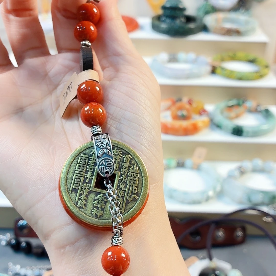 栖***.翡翠未镶嵌手链手串