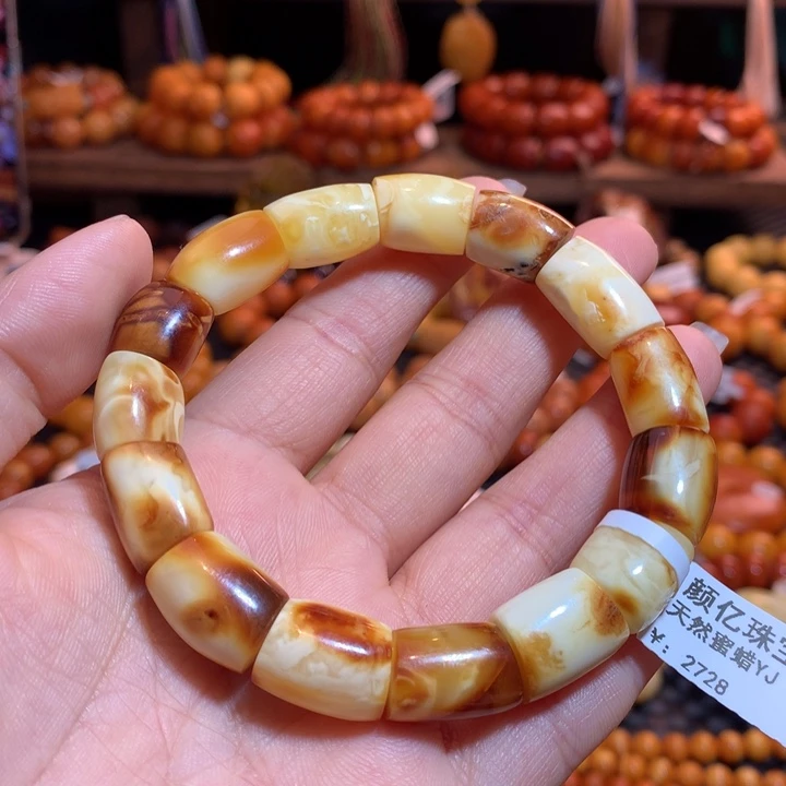 蜜蜡未镶嵌手串蜜蜡手串