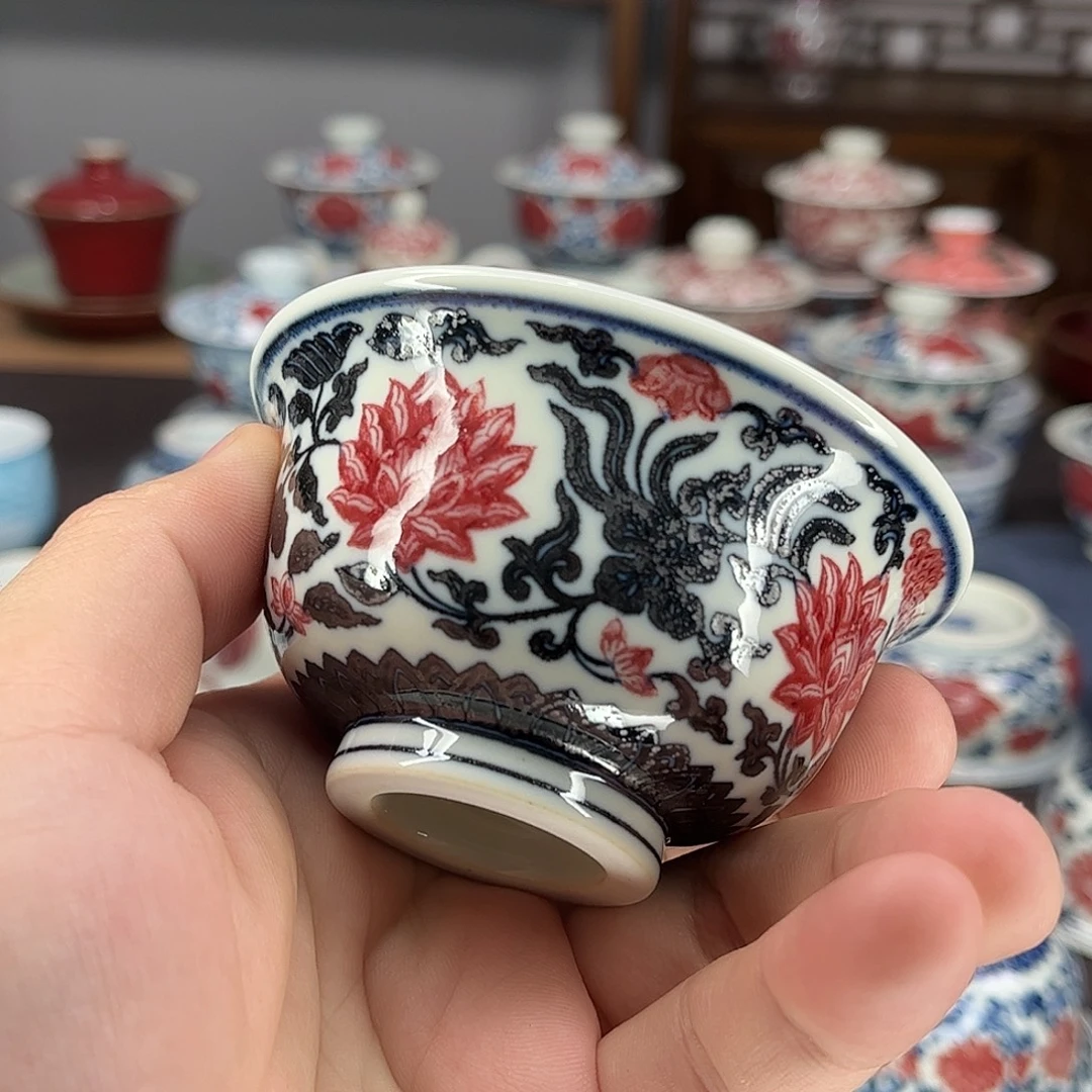 忆***南景德镇陶瓷青花釉里红