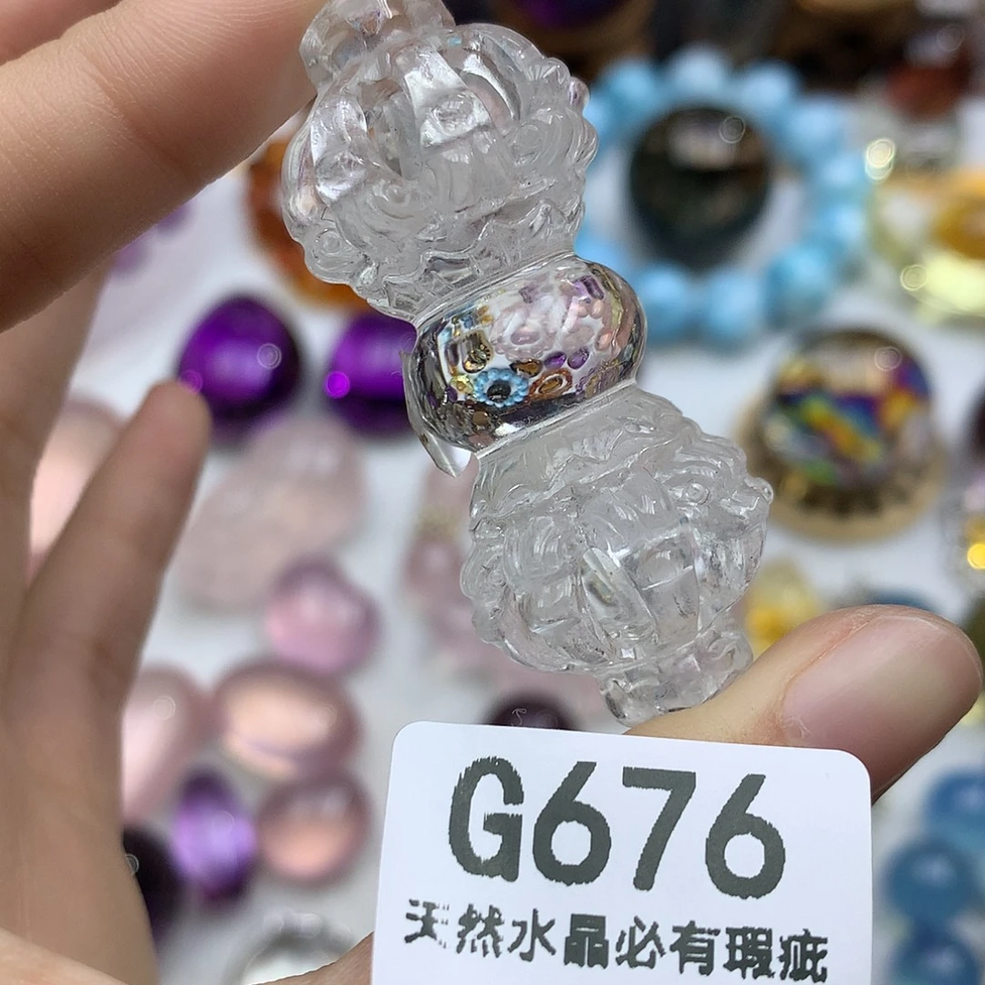 未镶嵌珠宝半成品水晶吊坠