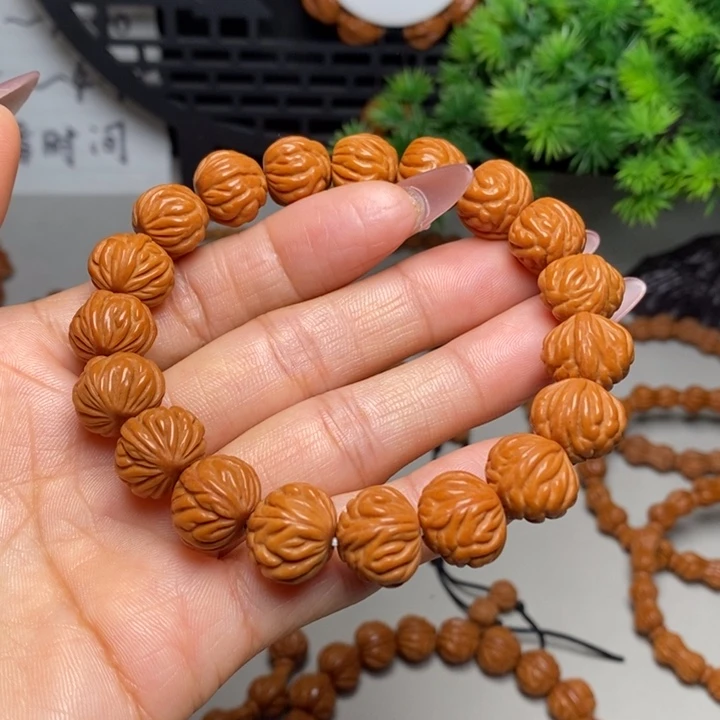 桃核手串金蟾手串