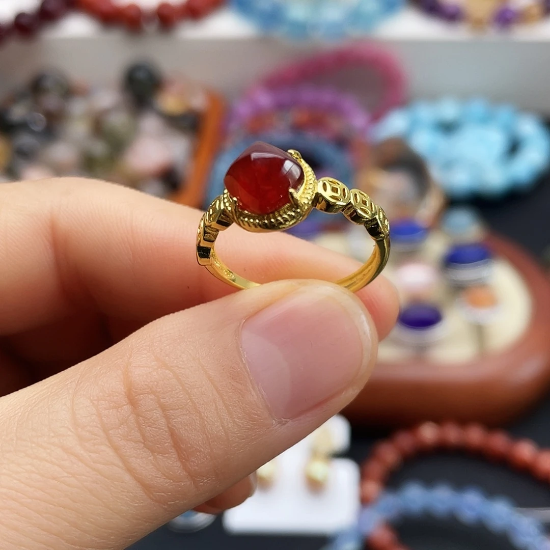 烟晶银S925镶嵌手链