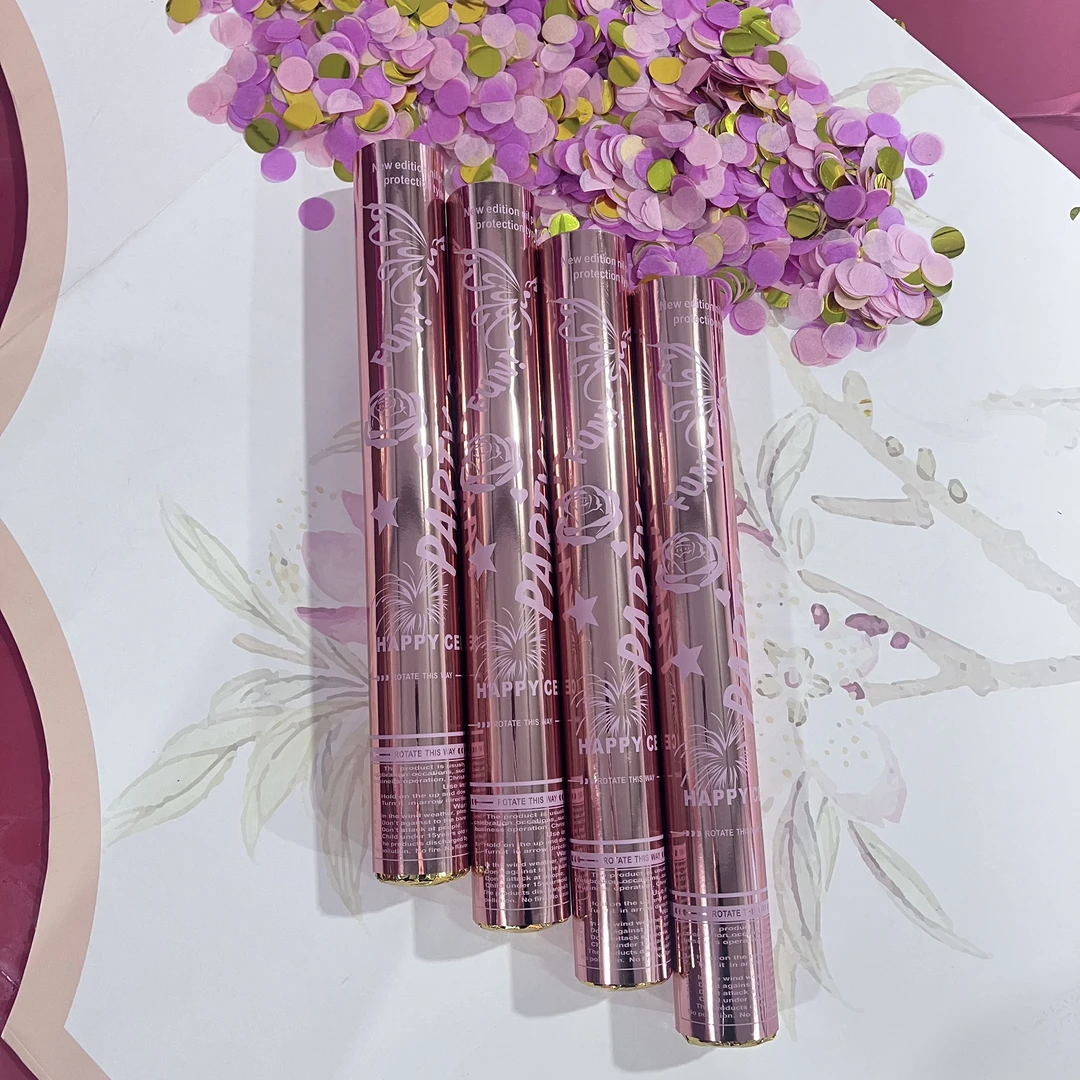 《安全型星河璀璨》穗岁同款婚房结婚礼花筒礼炮手拧礼花带安全网罩