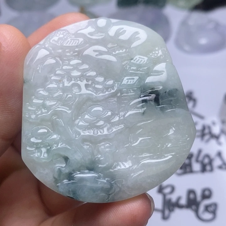 颈饰未镶嵌翡翠翡翠