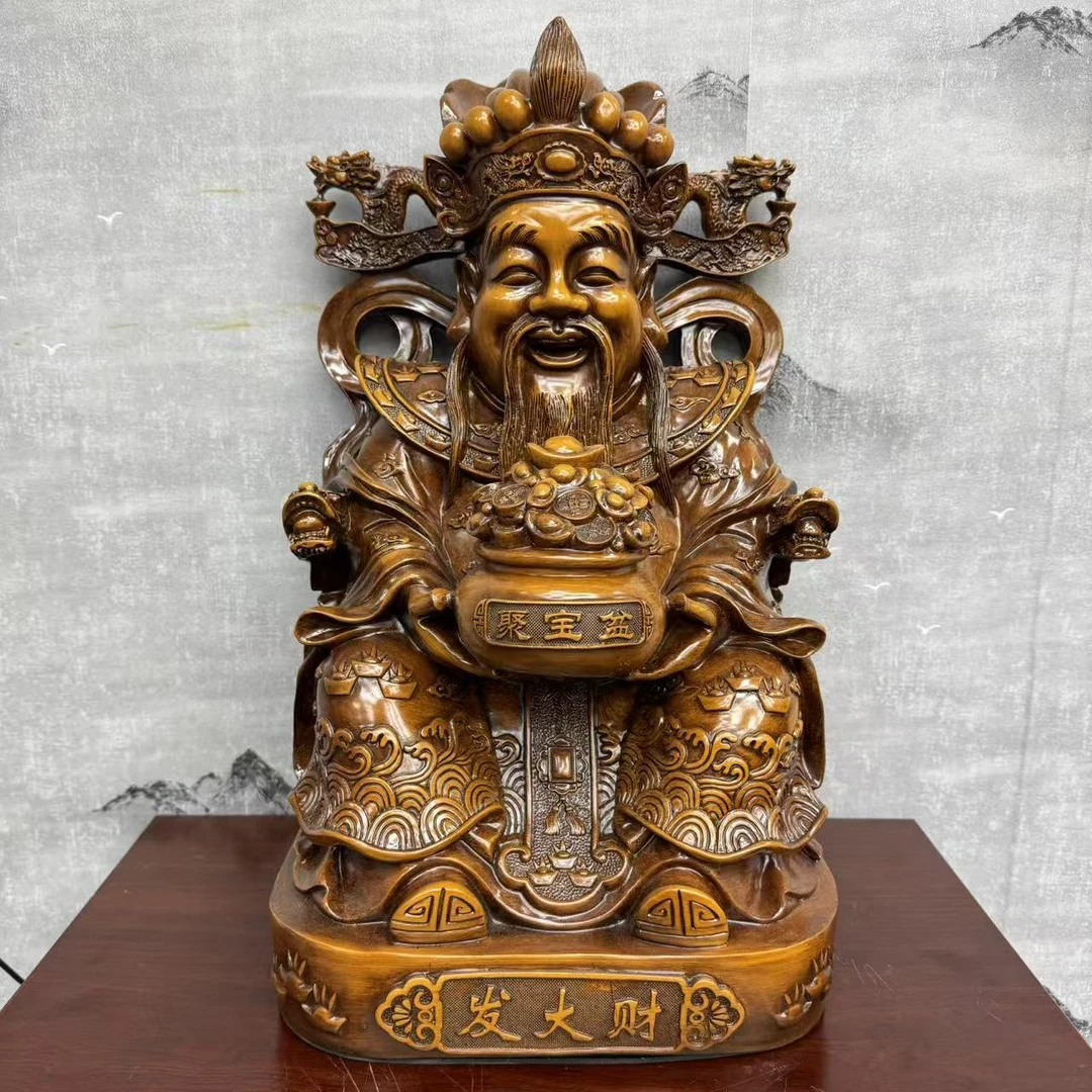 XY发大财财神爷爷中式家居摆件
