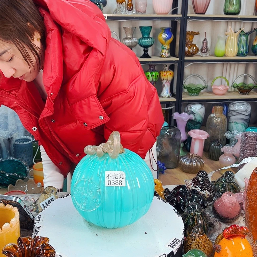 0388福瓜 家悦琉璃工艺品不完美