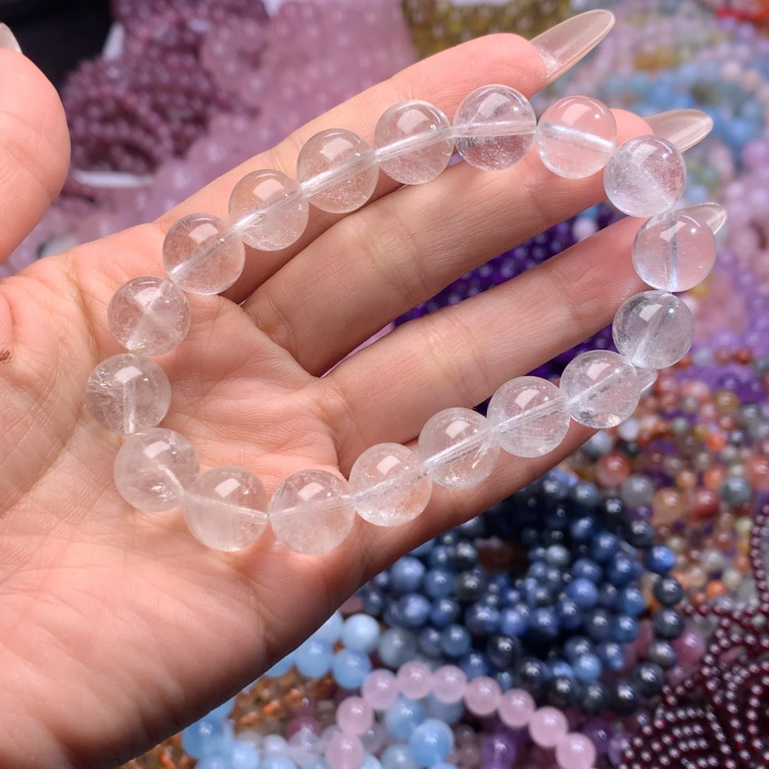 水晶手链未镶嵌白啊塞卡11.5+