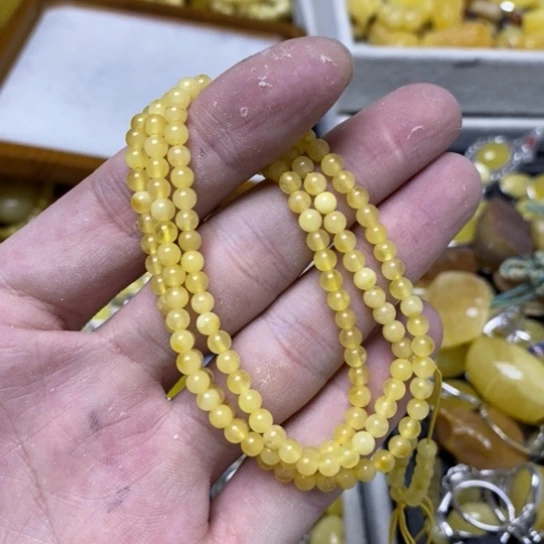 蜜蜡裸石未镶嵌多样性发货