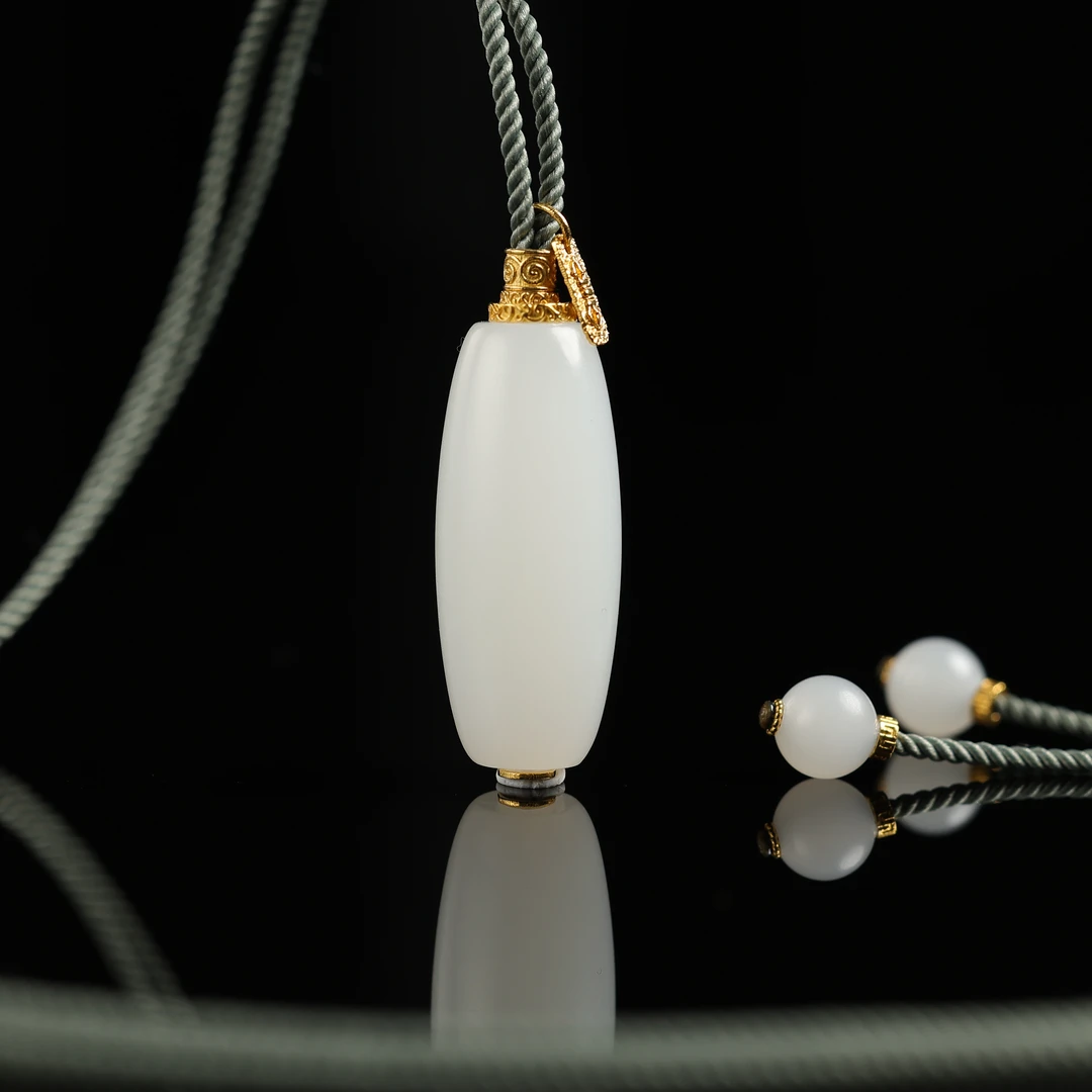 本真 | 云山约 | 严选精品和田玉顶俄高白白玉吊坠