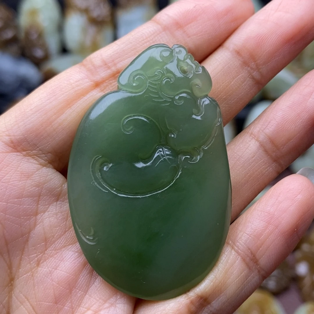 项链未镶嵌和田玉（糖玉）