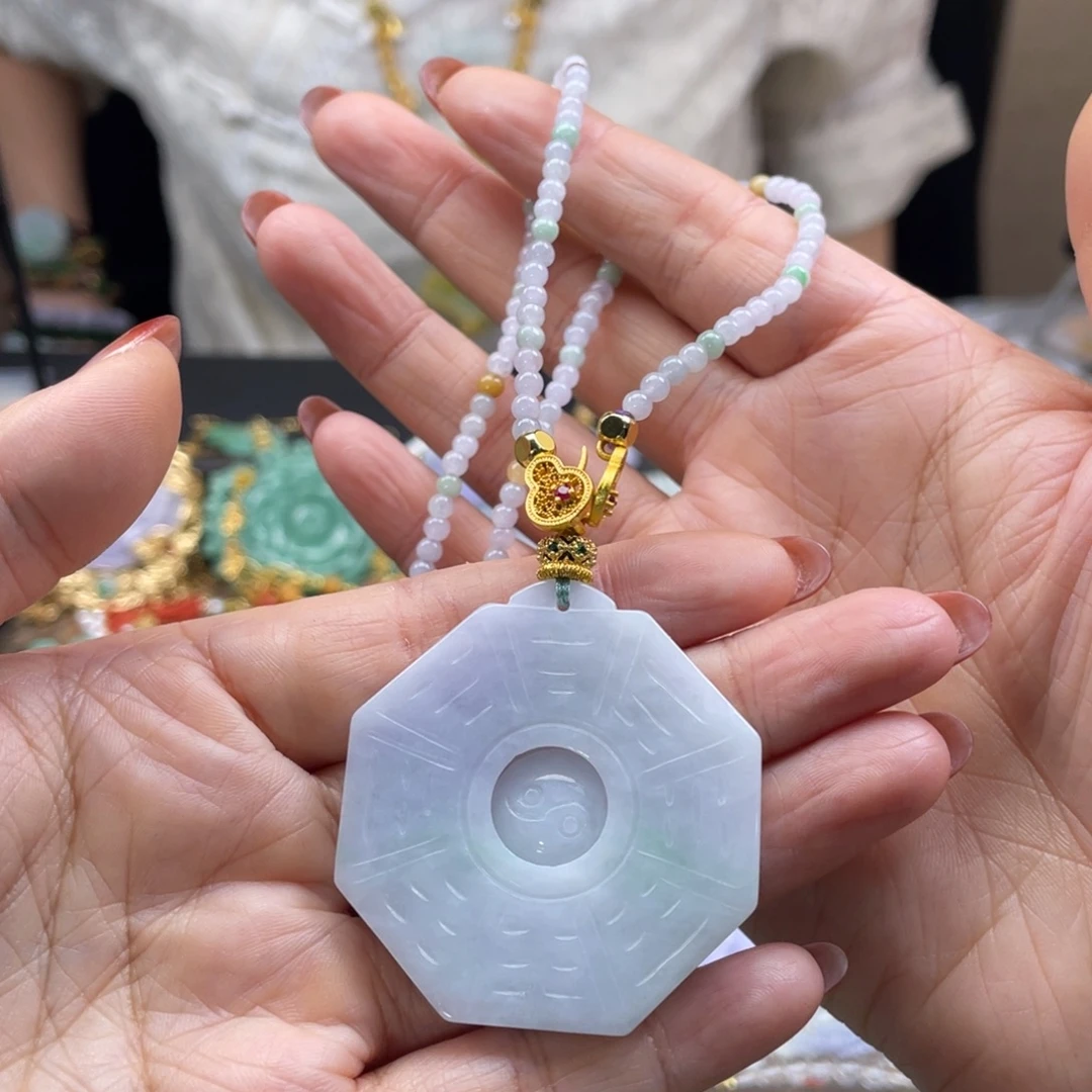 翡翠未镶嵌颈饰代编织