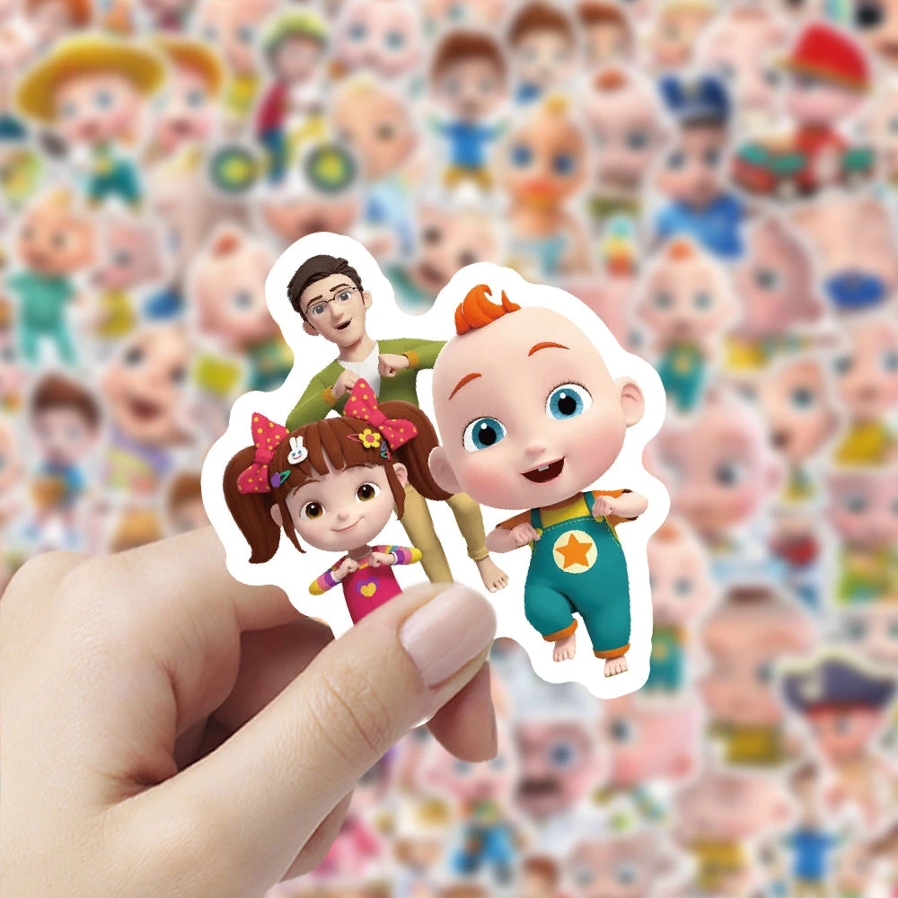 100张超级宝贝JOJO贴纸贴纸超级可爱JOJO装饰同款周边diy防水贴画