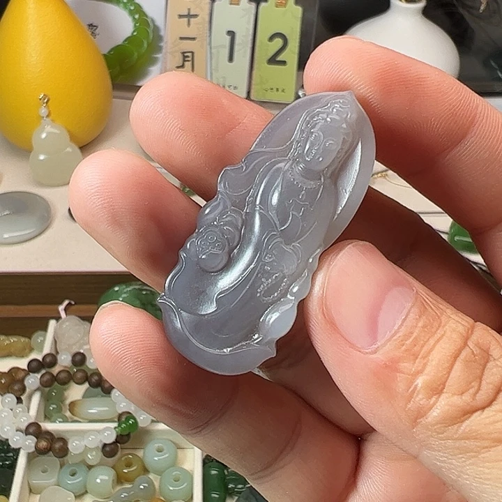 ^***^和田玉未镶嵌颈饰