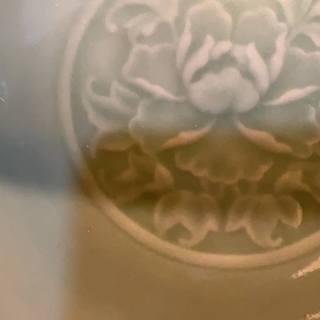 槐*耀州窑花口盘子