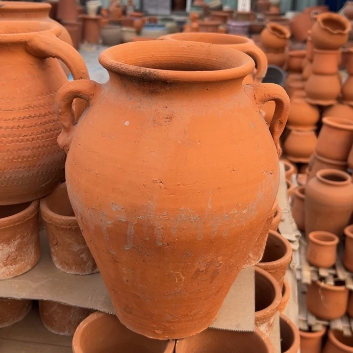 红陶14×28 手工拉胚微瑕