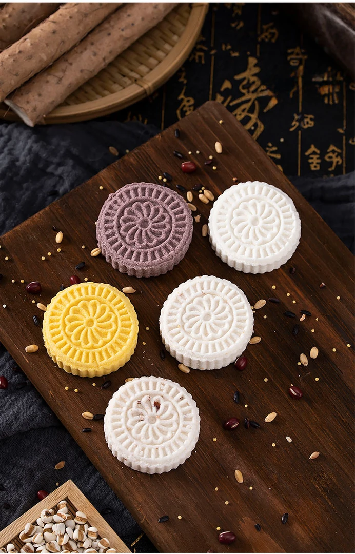 粤龙 04【小米/淮山薏米糕】低脂代餐饼干特产零食