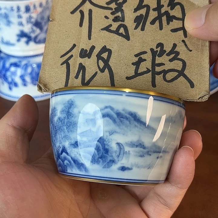 抬***p瓷片景德镇全手工手绘陶瓷