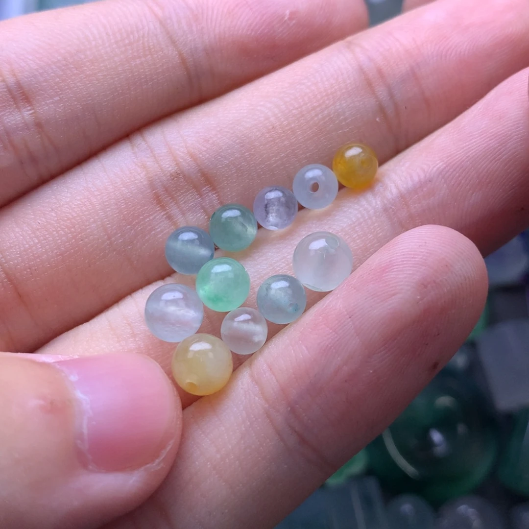 定制翡翠未镶嵌珠子