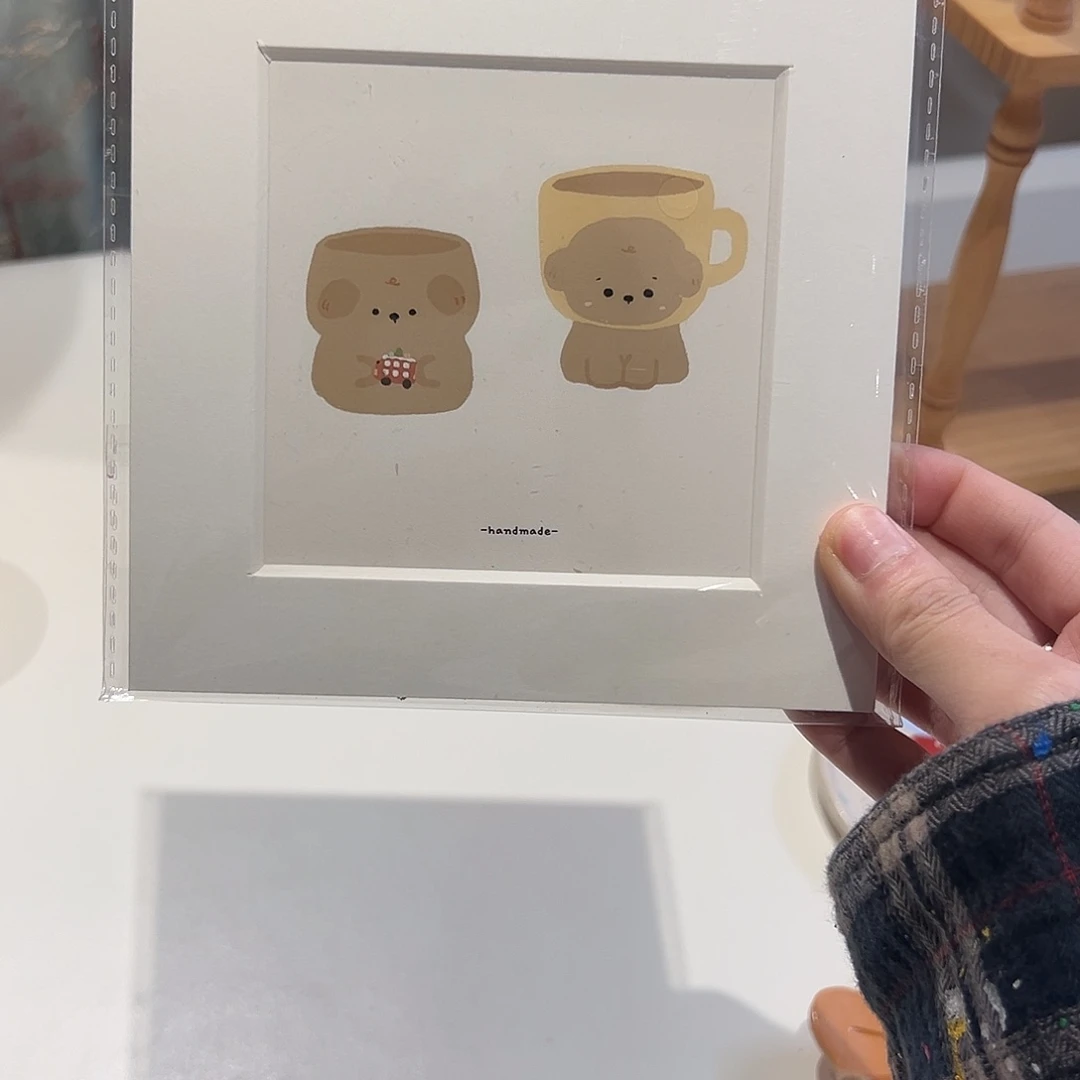 陶瓷卡纸画手作陶瓷