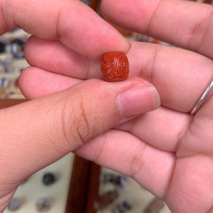 颈饰未镶嵌南红玛瑙39博古纹