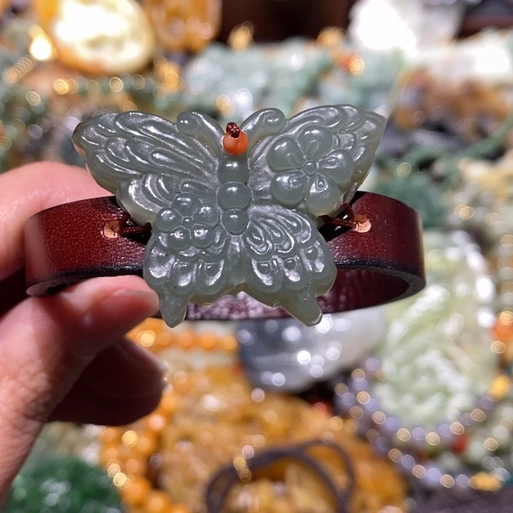 岫玉毛衣链未镶嵌