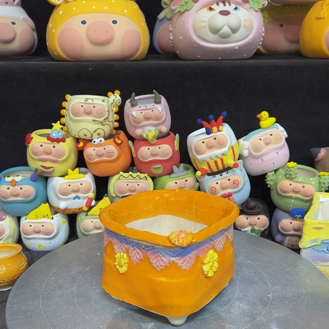 陶瓷多肉花盆 满百包邮