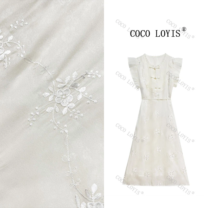 连衣裙蕾丝气质轻奢时尚夏季无袖设计师显瘦公主裙2503029