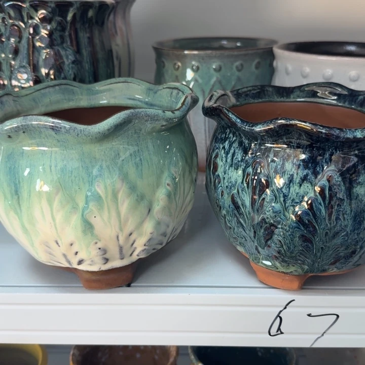 紫砂花盆口16高15，111111