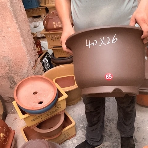 花盆紫砂手工艺品