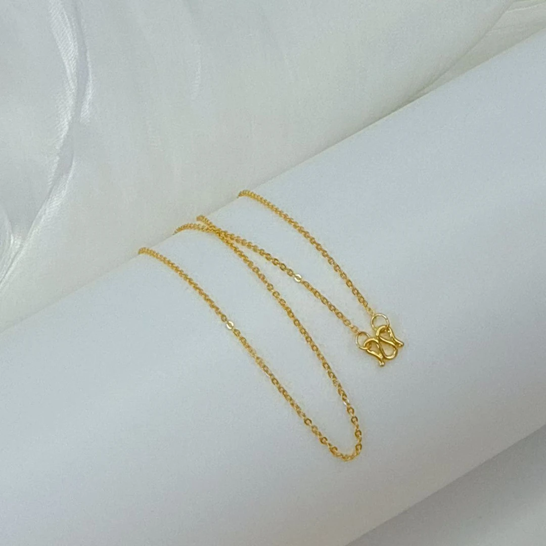 【禧丰金】足金999 闪O链45cm黄金项链 多样性发一！