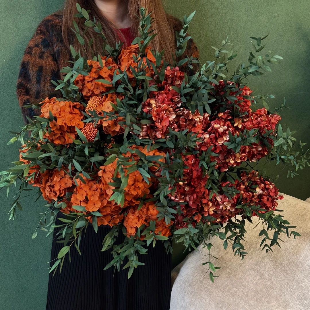 现货【八方来财】永生花束客厅茶几台面家居干放干养放3到5年