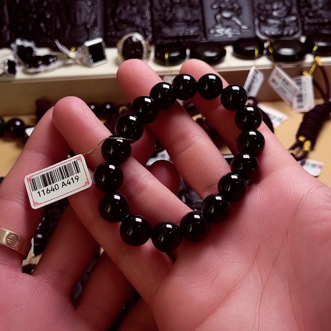 翡翠未镶嵌颈饰天然缅科a货 手串卡12。a419