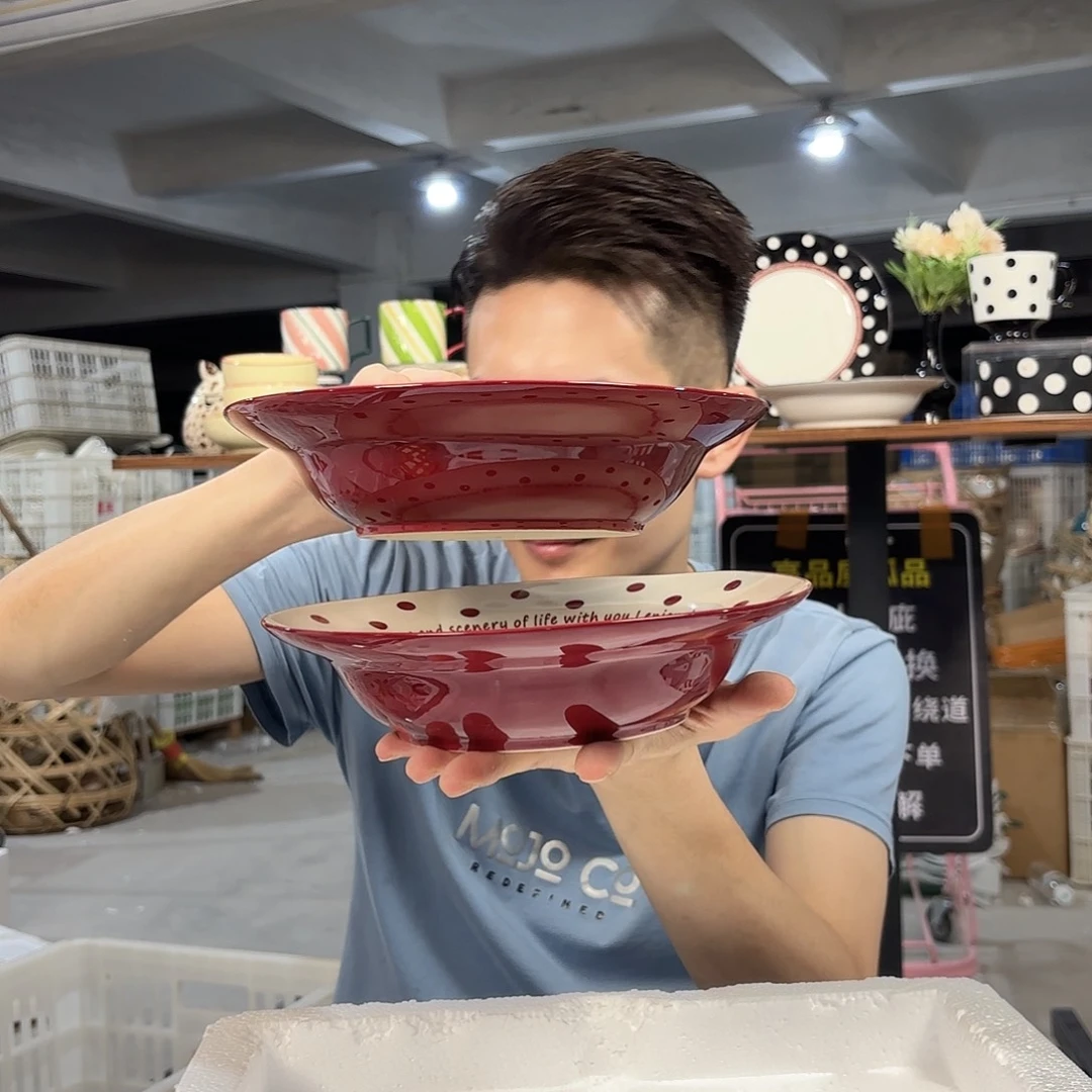 潮州微瑕陶瓷餐具9寸