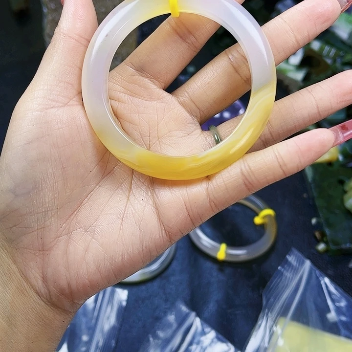 玛瑙/玉髓手镯合金岁**歌