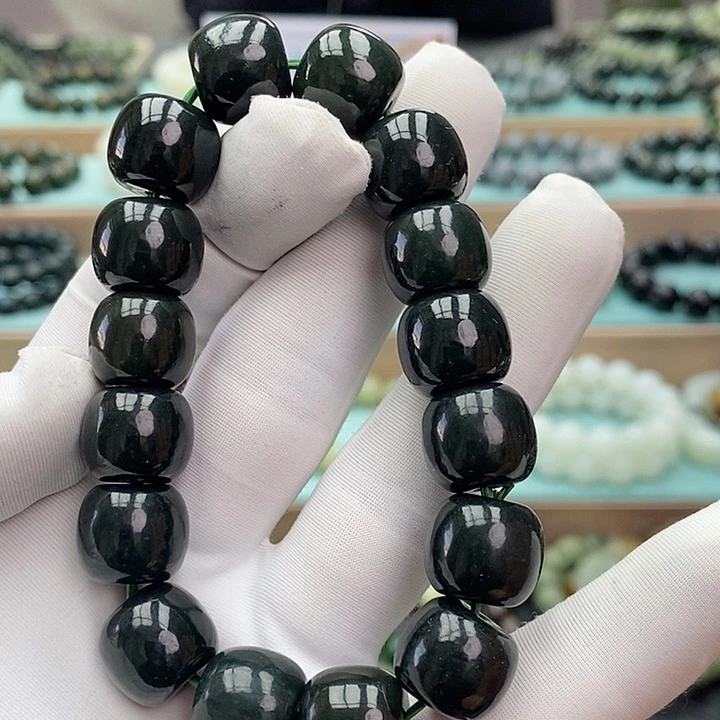 和田玉手链未镶嵌